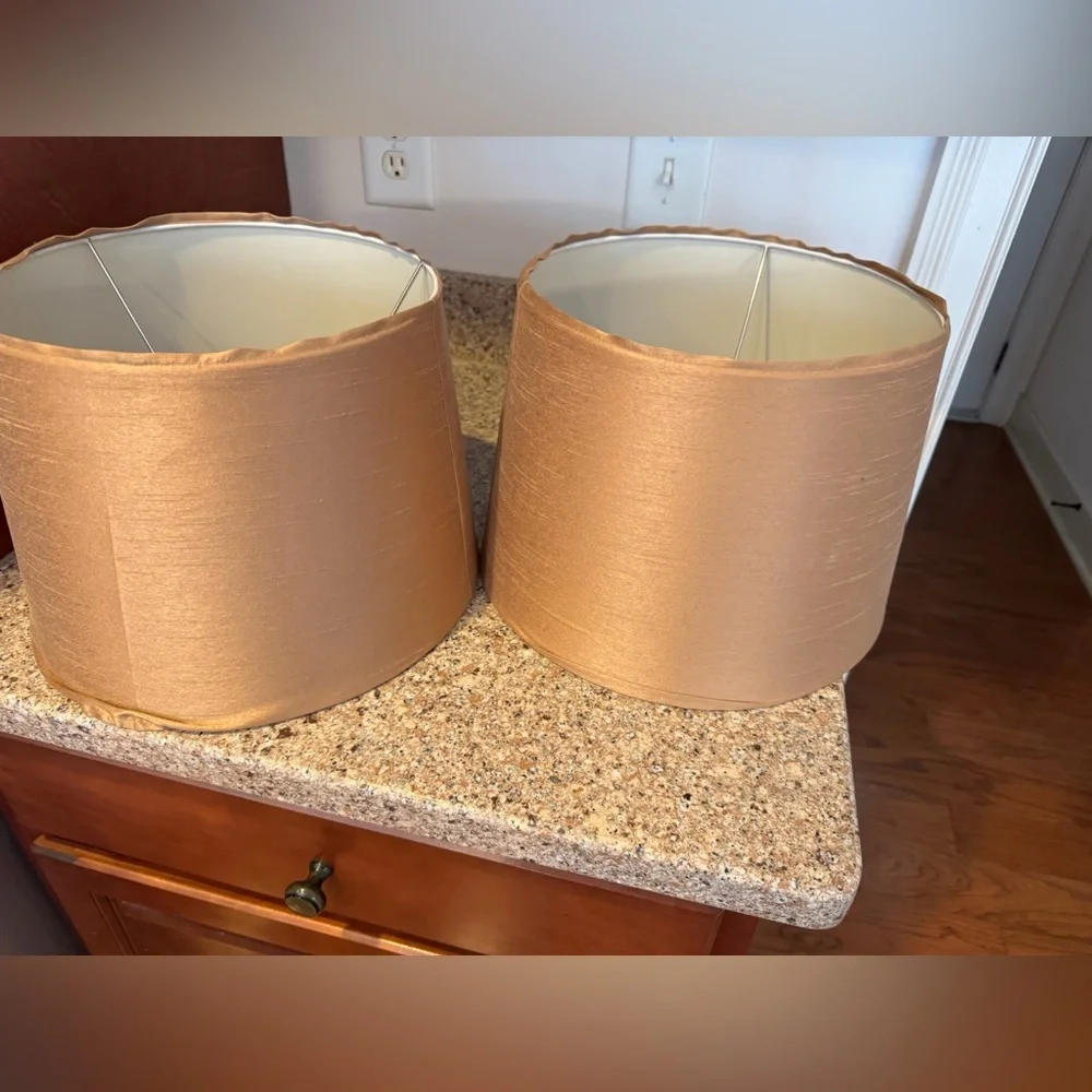 Elegant Tan Lamp Shades